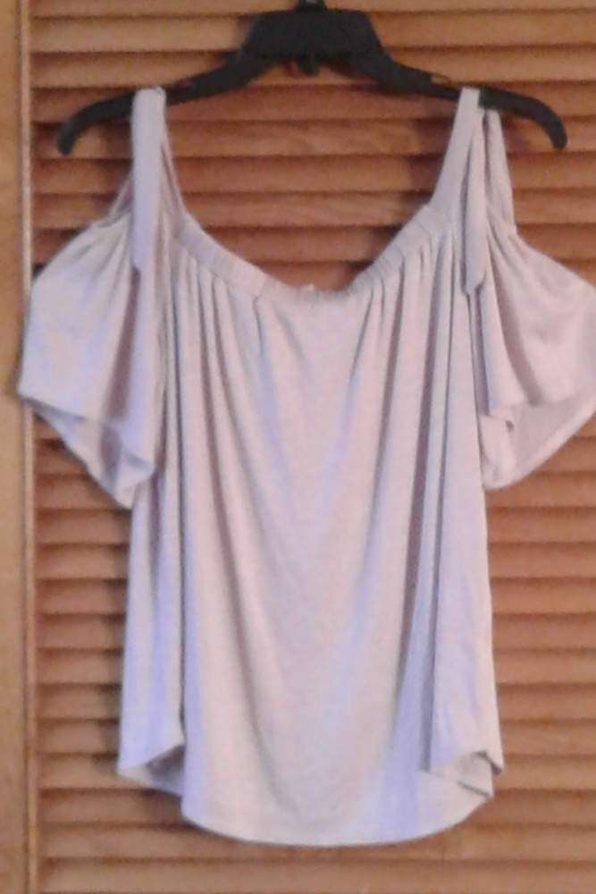 Powder Pink Off The Shoulder Top